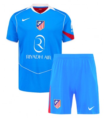 Atletico Madrid David Hancko #17 Tredjetrøje Børn 2025-26 Kortærmet (+ Korte bukser)